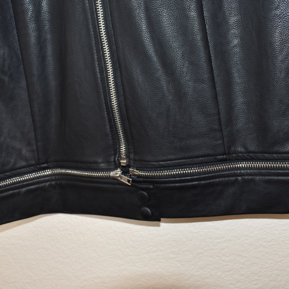 F21 Black Faux Leather Dress - Picture 4 of 5